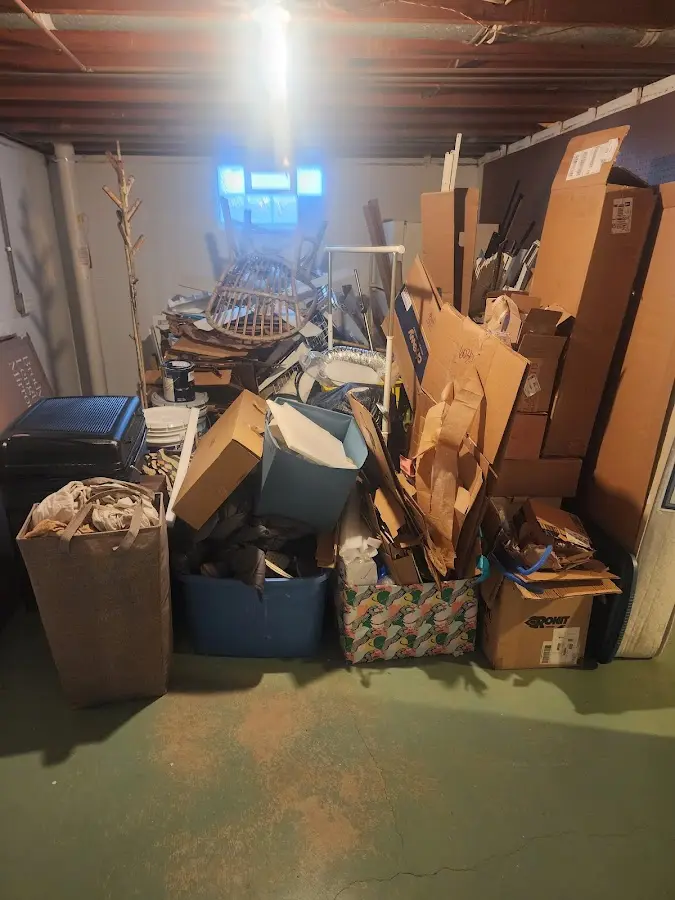 Roll-off dumpster container at job site for Concrete Dumpster Rental in Kelso